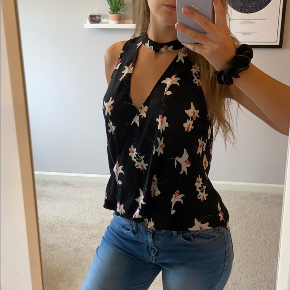 Lush sleeveless top from Dry Goods.